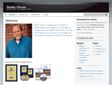 Tablet Screenshot of buddyowens.com